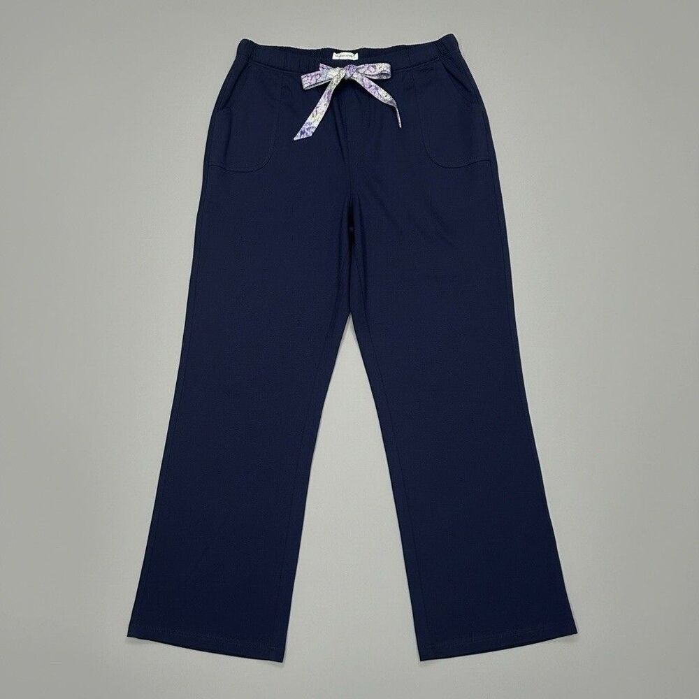 Modern Soul Women’s 1X Navy Stretch Pants Side Pockets 31in Inseam 18.5 Waist - Picture 6 of 8